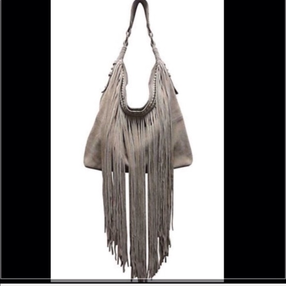 Handbags - ❄️FINAL SALE NWT Slouchy Suede Fringe Hobo